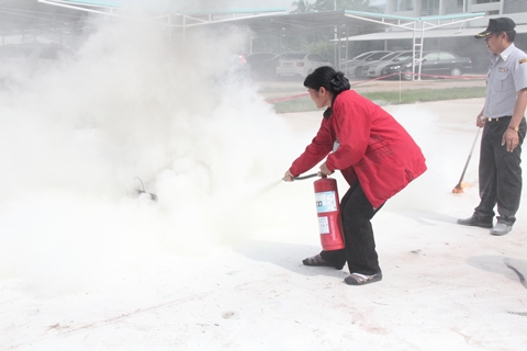 โครงการซ้อมแผนอัคคีภัย รุ่นที่ 1 ประจำปี 2559