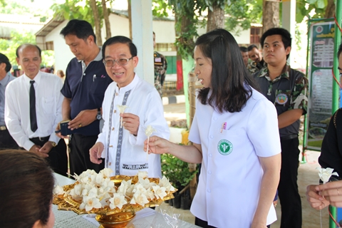 โครงการอำเภอยิ้ม ณ โรงเรียนบ้านไร่ท่าขาม อำเภอเกษตรสมบูรณ์ จังหวัดชัยภูมิ
