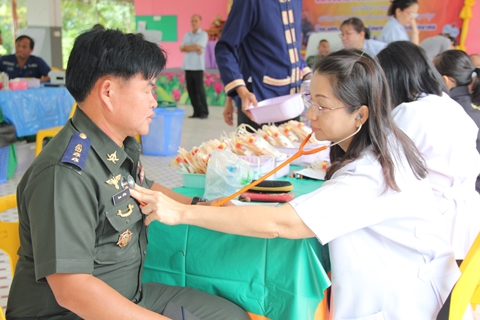 รด.จิตอาสา น้อมดวงใจบริจาคโลหิต