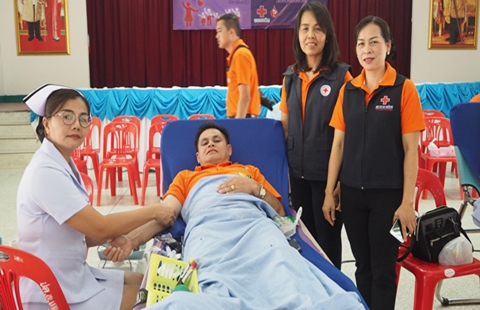 บริจาคโลหิต ดวงตา และอวัยวะ ประจำเดือนมีนาคม 2562 โดยเหล่ากาชาดจังหวัดชัยภูมิ