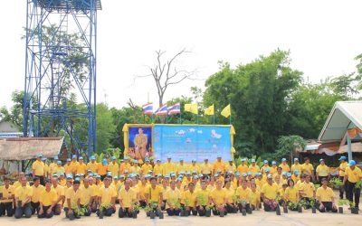 กิจกรรมจิตอาสาพัฒนาปรับปรุงสิ่งแวดล้อมชุมชนรอบหมู่บ้าน ณ บ้านร่องแสนคำ หมู่ที่ 6 ตำบลบ้านเป้า อำเภอเกษตรสมบูรณ์ จังหวัดชัยภูมิ