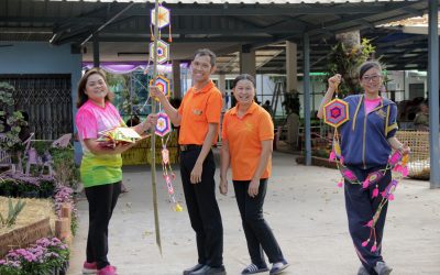 บรรยากาศการเตรียมงานรับมอบอาคารโรคเรื้อรังและทันตกรรม