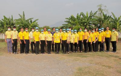 กิจกรรมจิตอาสาพัฒนาภูมิทัศน์และปลูกต้นไม้ ณ บริเวณบ้านพักเจ้าหน้าที่