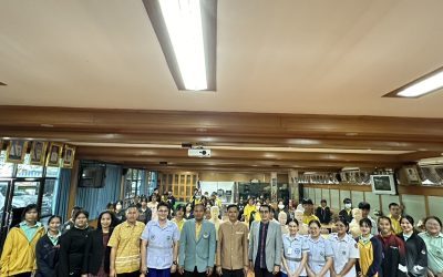 อบรมเชิงปฏิบัติการ การช่วยฟื้นคืนชีพขั้นพื้นฐานและการใช้เครื่องกระตุกหัวใจไฟฟ้าอัตโนมัติ(AED) ให้แก่นักเรียนโรงเรียนเกษตรสมบูรณ์วิทยาคม